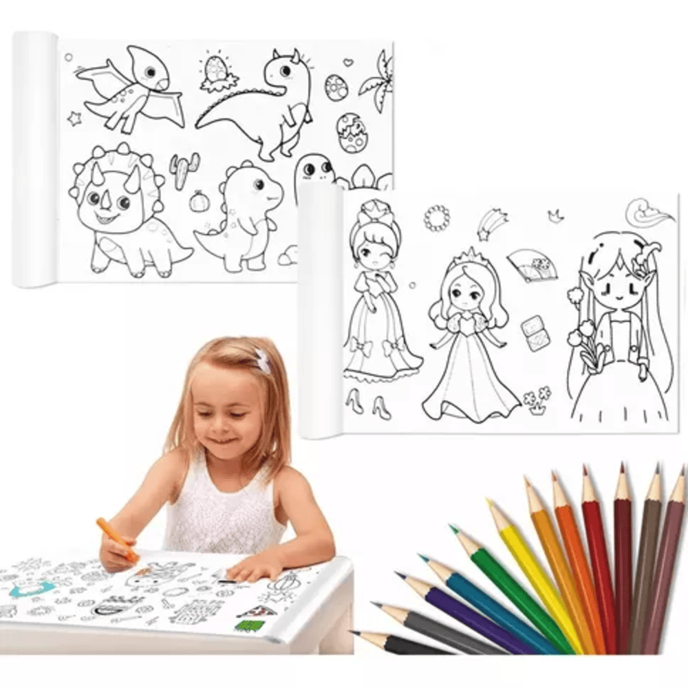 OFERTA 2X1, ROLLO PARA COLOREAR DE 3 METROS
